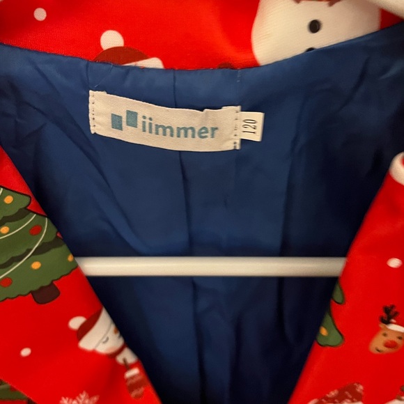 🎄Boys Xmas Suit  2 Piece Funny w/jacket & pull on pants approx Sz 5-6 EUC - Picture 12 of 15